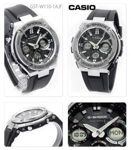 カシオ Gショック G-STEEL GST-W110-1AJF ソーラー 電波時計