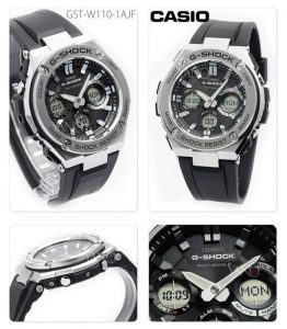 カシオ Gショック G-STEEL GST-W110-1AJF ソーラー 電波時計