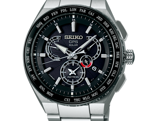 【美品】SEIKO  アストロン GPS ソーラー 黒文字盤 SBXB123