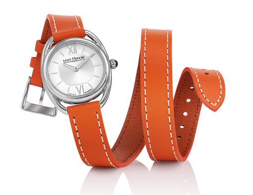 サントノーレ カリスマ ミニ ツイスト CHARISMA TWIST ORANGE DOUBLE STRAP